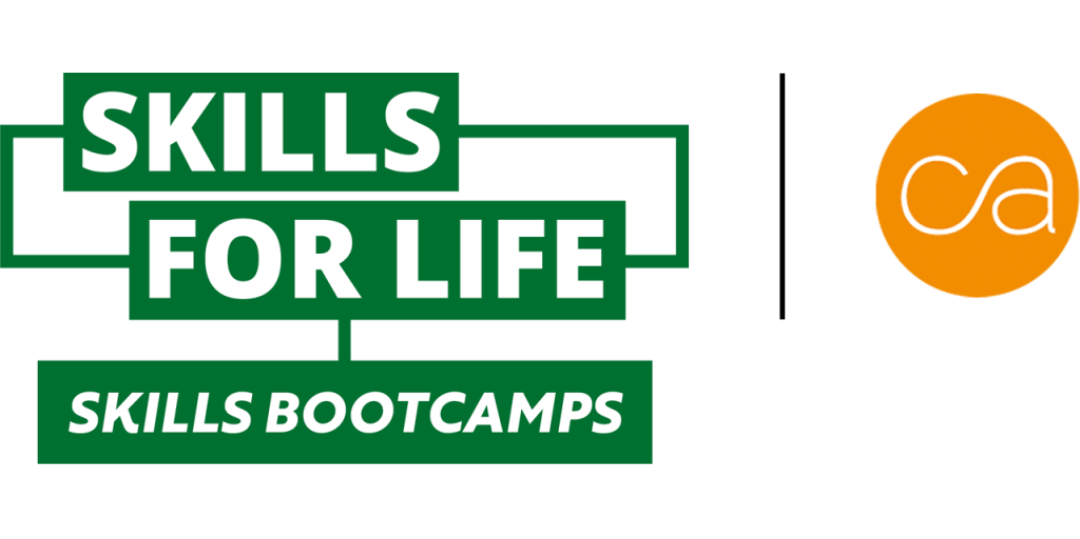 Skills for life - skills bootcamp - Surrey SBC with CA logo
